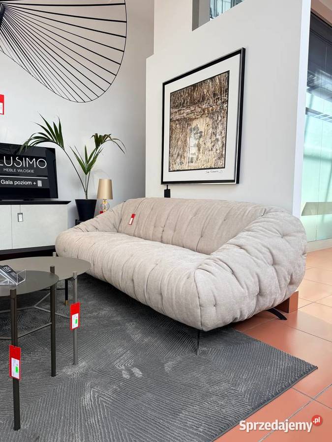 Wyprzedaż włoskie meble sofa Globo z fabryki Lublin