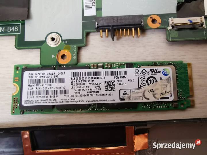 Lenovo ThinkPad X1 Carbon 6 Intel i7 SSD 1TB RAM Gdynia