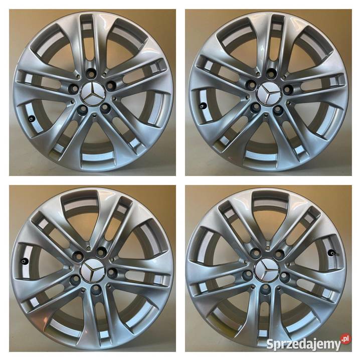 Mercedes W204 4xOryginalne felgi 7Jx16 ET43