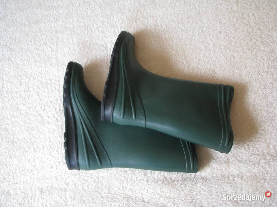 Gumowce buty ogrodowe zielone 35 kalosze gumiaki