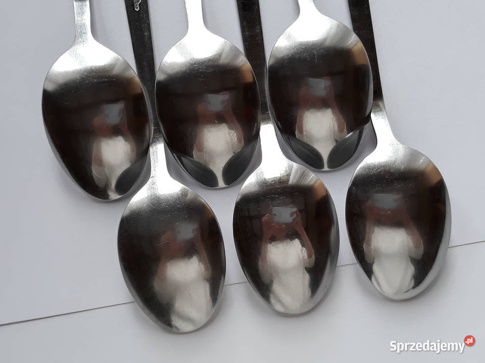 Łyżki obiadowe ROMBY KARO Gerlach sztućce PRL Dąbrowa Górnicza