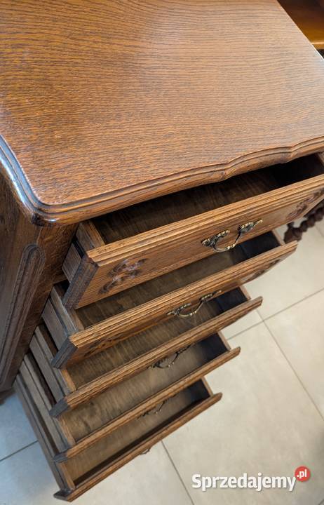 Dębowa szyfonierakomoda ludwikowskasklep Dąbrowa Dąbrowa Górnicza sprzedam