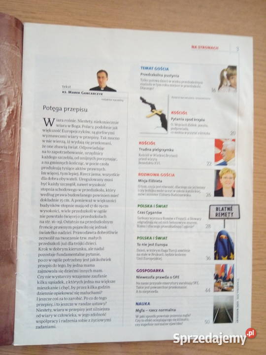 Tygodnik Gość Niedzielny wrzesień 2010r Dąbrowa Górnicza