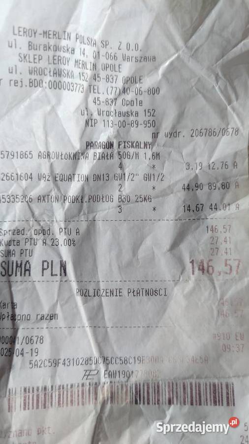 Boiler podgrzewacz wody ECOFIX 50L 1200W nowy