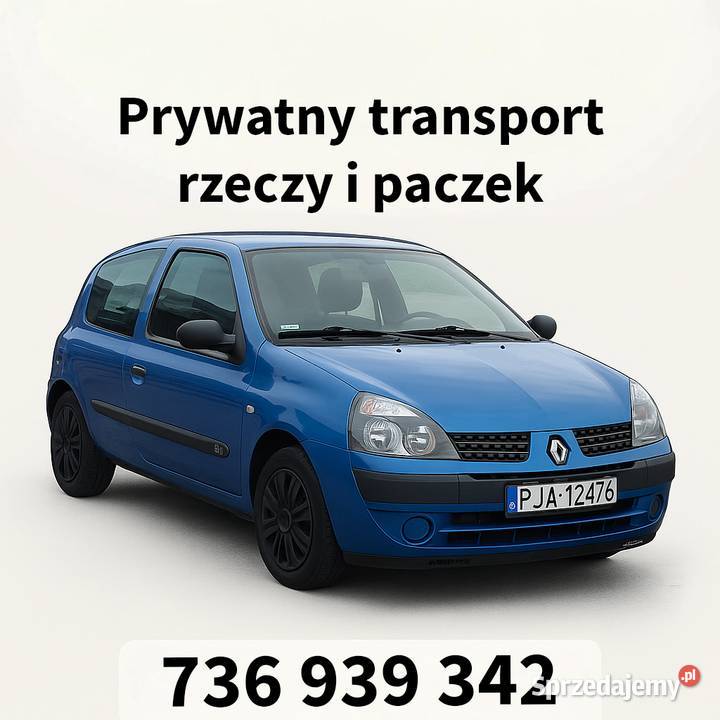 Prywatny transport przesyłek dokumentów rzeczy Pozostałe Jarocin