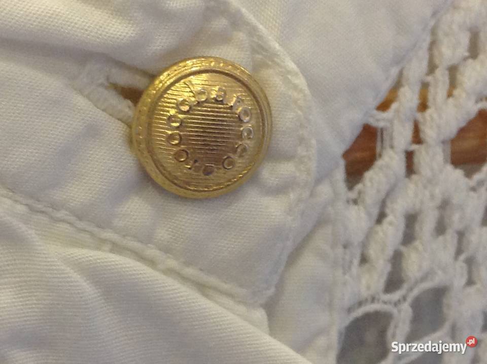 Koszula Biała z Koronką Damska Roccobarocco S Bluzki i koszule Nowa Sól