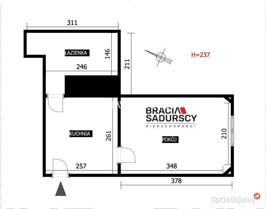 Mieszkanie Kraków Bonerowska 229m2 1 pokój kamienica