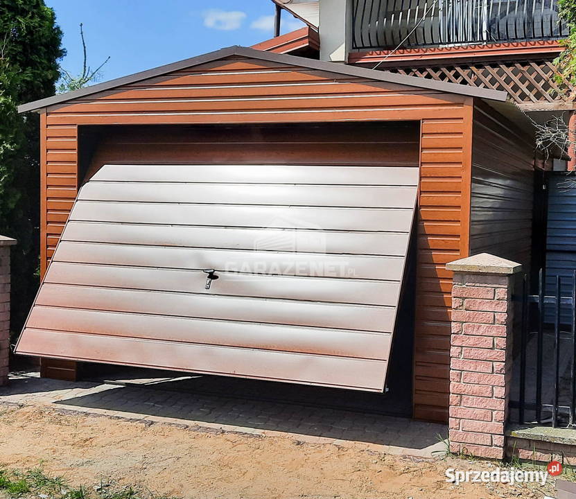 GARAŻ BLASZANY 35M X 6M DWUSPAD BRAMA UCHYLNA małopolskie Łapanów