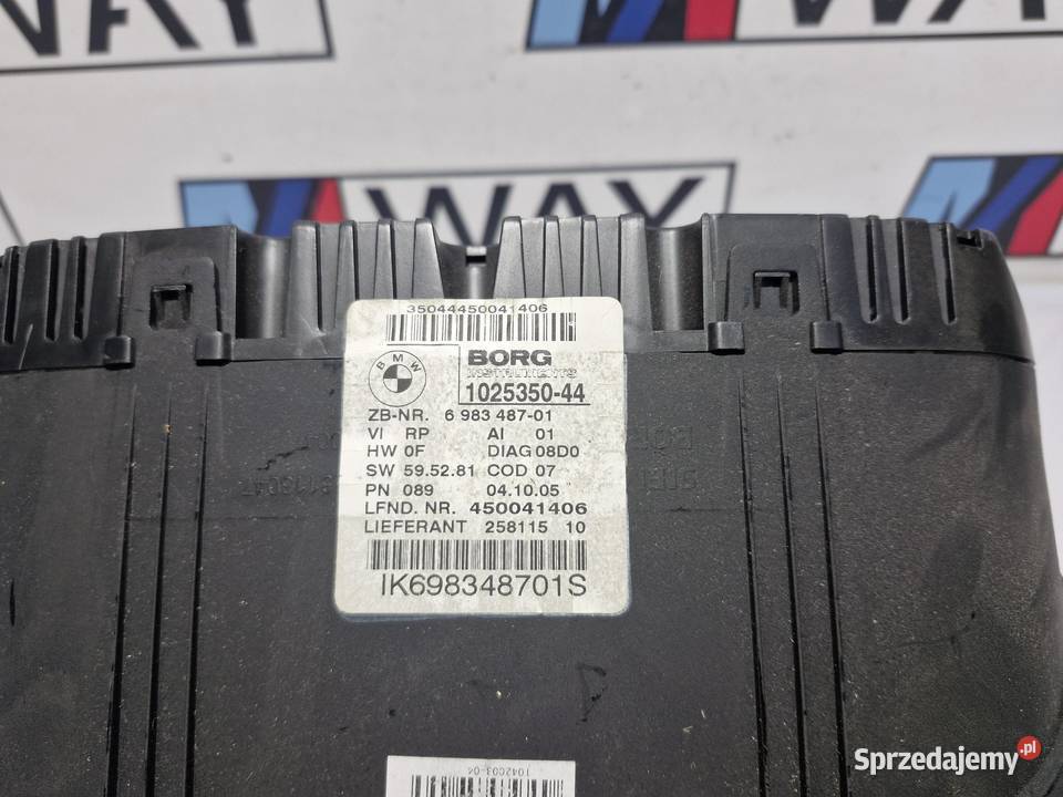 BMW E84 E90 E91 E92 E93 LICZNIK ZEGARY ORYGINAŁ