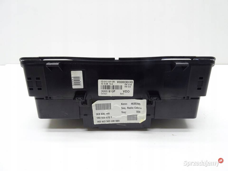 LICZNIK ZEGAR ZEGARY 1K8920970F VW SCIROCCO III sprzedam