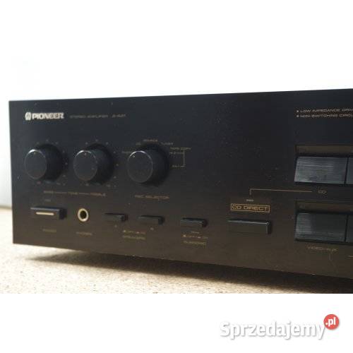 Pioneer A441 japoński wzmacniacz stereo z złotej Wzmacniacze i pokrewne śląskie