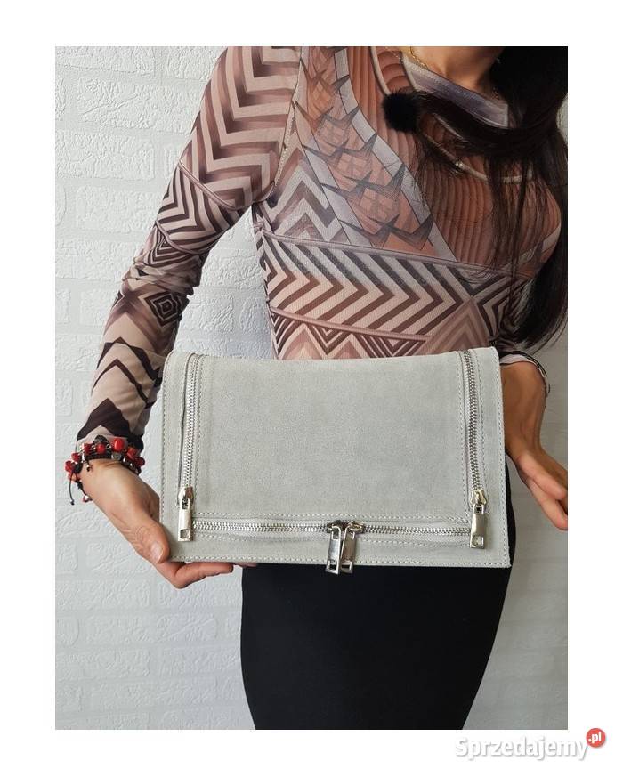 Stylowa skórzana torebka 17cm Rzeszów sprzedam