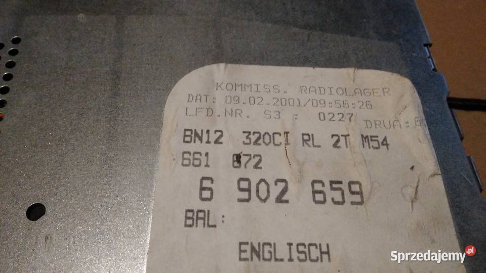 Radio bmw e46 ORYGINAŁ PHILLIPS BUSSINES MODE Dębica sprzedam