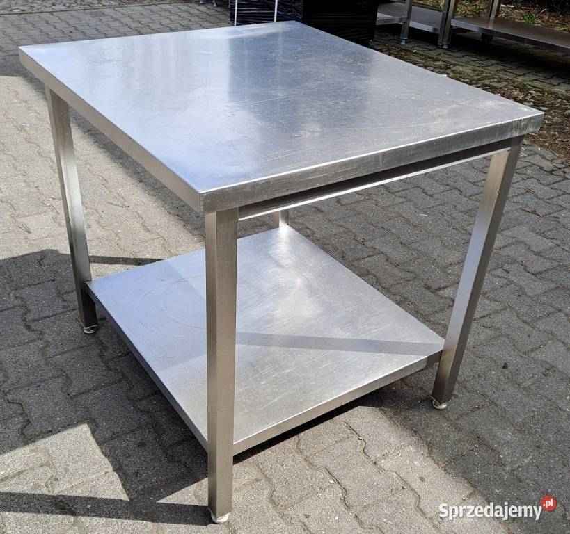 STÓŁ Z PÓŁKĄ CENTRALNY DORA METAL 908085 M1557N