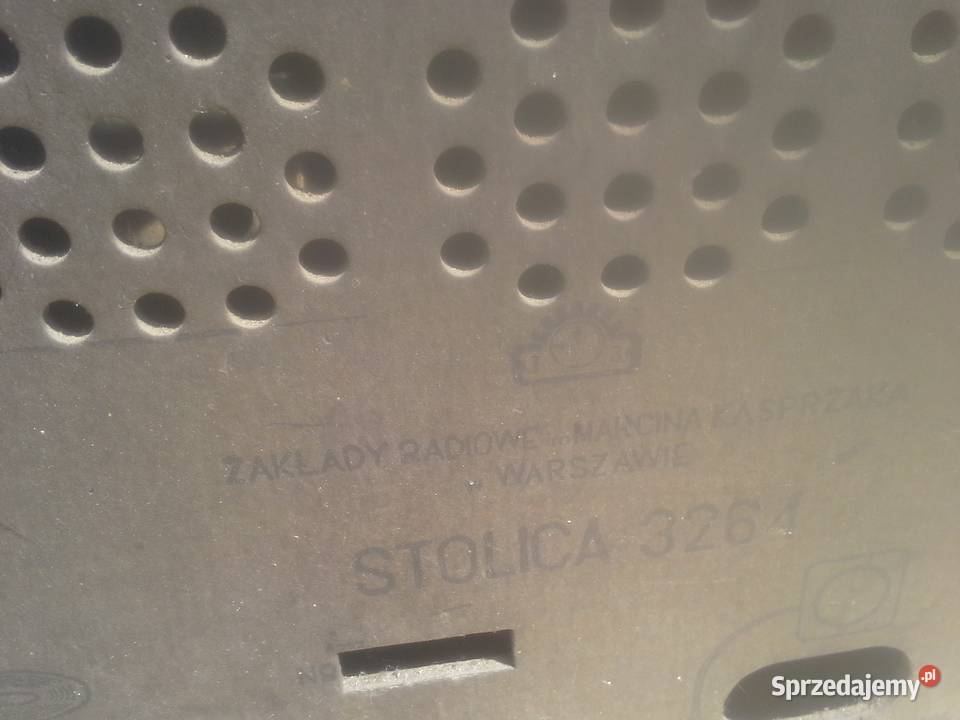 Zabytkowe radio Stolica gra mazowieckie Warszawa