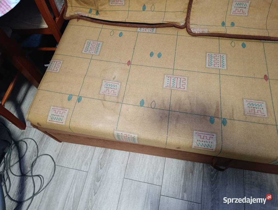 kanapa tapczan łóżko rozkładane z 6 poduszkami Poznań