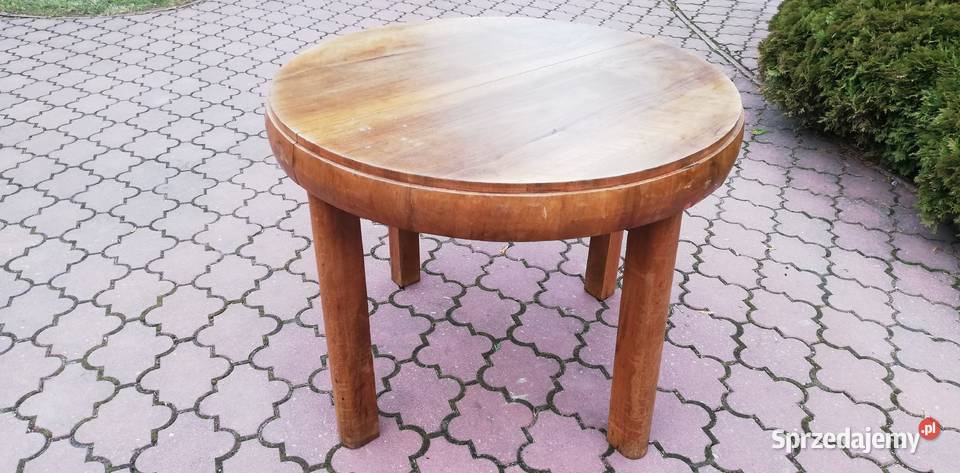 Stół bombka do renowacji stylowy art deco beczka