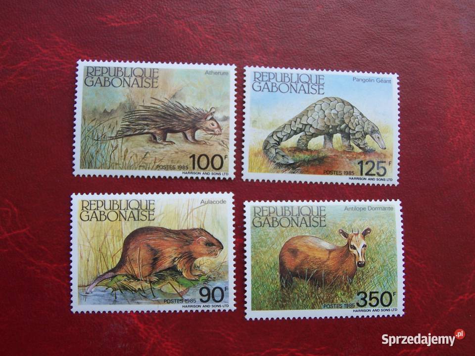 Gabon 1985 MNH Mi 93033 Bl52 Fauna Dzikie sprzedam