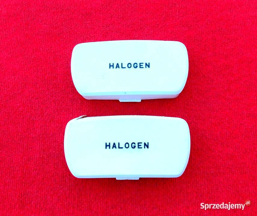 Nowe 2x halogeny ZELMOT nakładki FSO Polonez osobowe Lampy przeciwmgielne