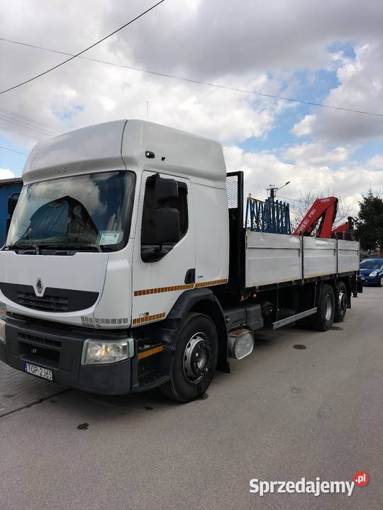 Renault Premium 320 DCi HDS Fassi 130 blokada mostu Opatów