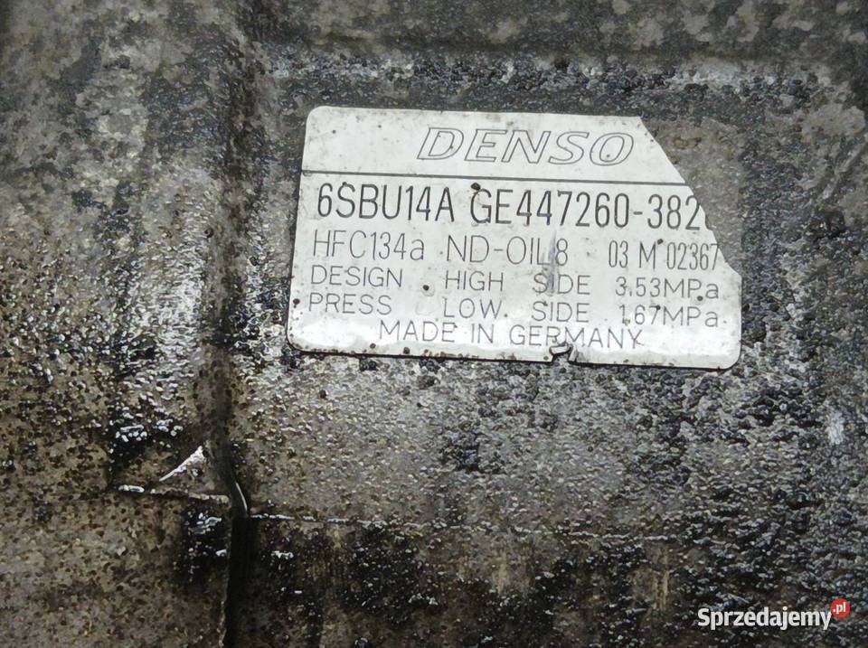 SPRĘŻARKA KLIMATYZACJI 4472603820 20 D Bmw Seria