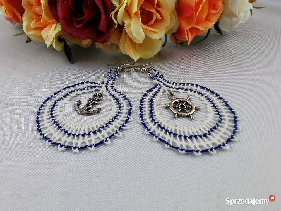 Kolczyki klockowe Wiśniowa