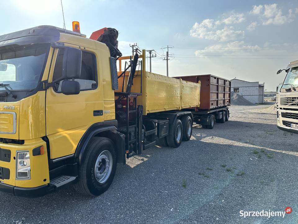 Przyczepa 3 osie laweta wywrotka do zboża Łomża sprzedam