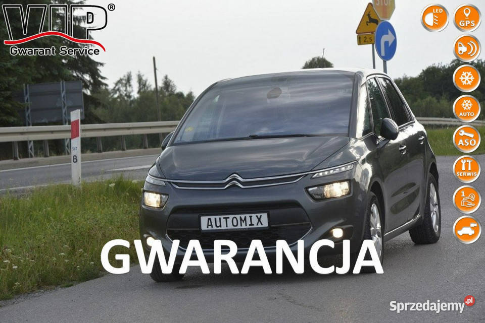 Citroen C4 Picasso 16HDI nawigacja kamera nawiew tempomat Sędziszów Małopolski