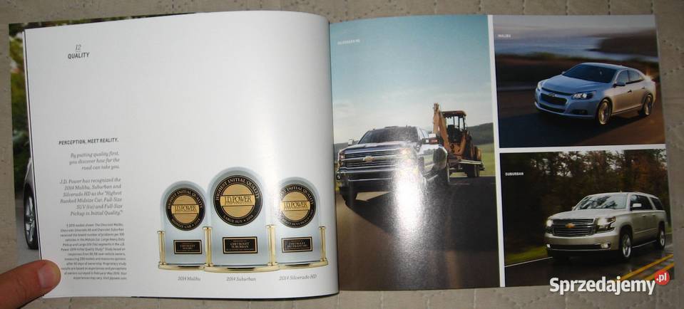 Chevrolet 2014 prospekt katalog Kępice