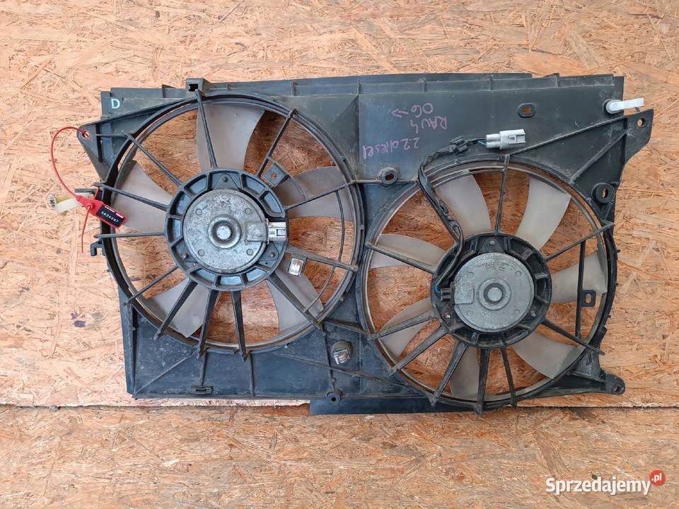 WENTYLATORY CHŁODNICY TOYOTA RAV4 III 22 D4D osobowe Lampy przednie Nowy Tomyśl