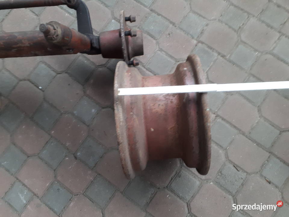 Oś skrętna z felgami podkarpackie