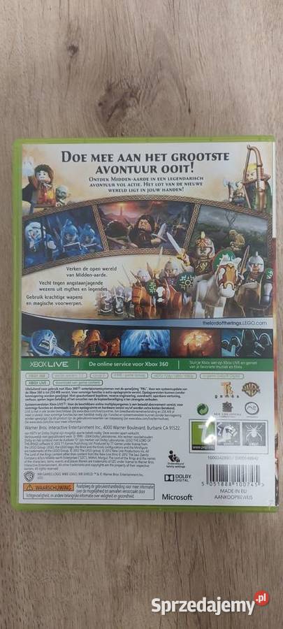 Xbox gra dzieci Lego władca pierścieni Łęczna