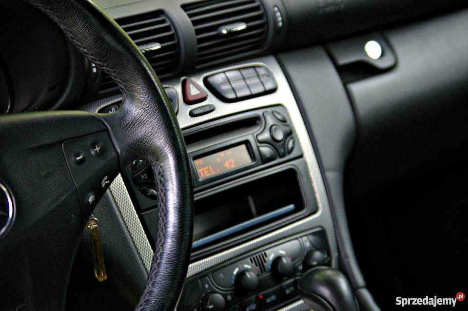 Mercedes Benz Klasa C 200 COUPE LPG Bezwypadkowy ESP łódzkie