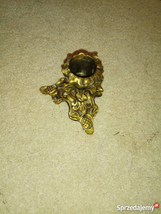 Świecznik mosiężny Dekoracje i ozdoby Pszczyna