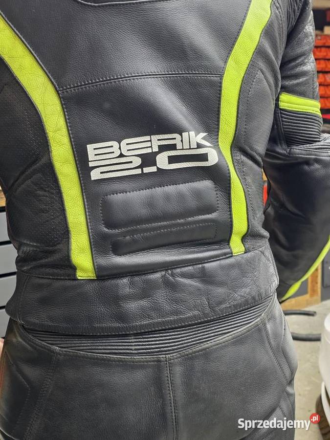 Kombinezon motocyklowy berik rozmiar 52 fluo Trzeboś sprzedam