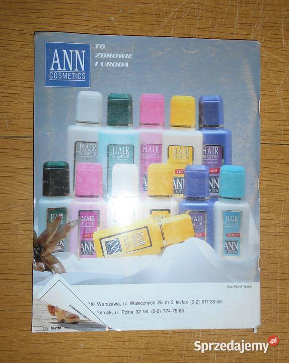 Miesięcznik BURDA 3 Marzec 1994 Parczew