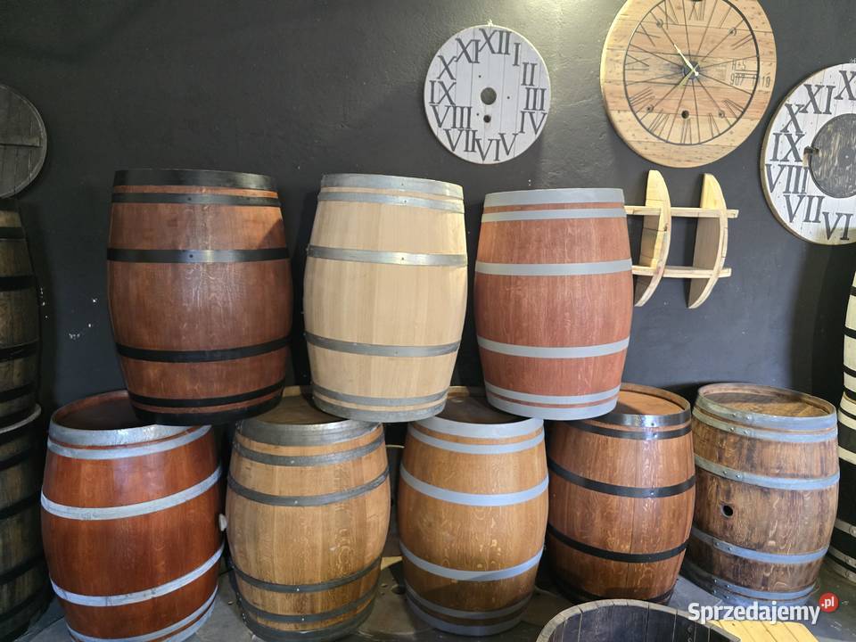 Ozdobne beczki dębowe 200L Whiskey ogród dom Pozostałe Tczew