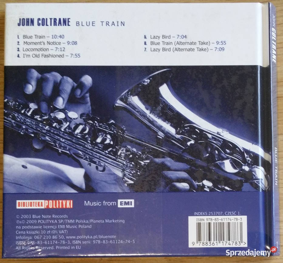 CD John Coltrane Blue Train folia Żyrardów