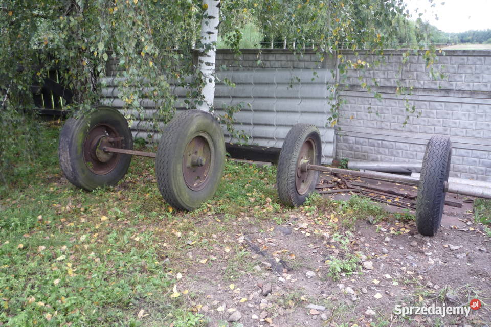 Sprzedam 2 osie wozu z calymi kolami