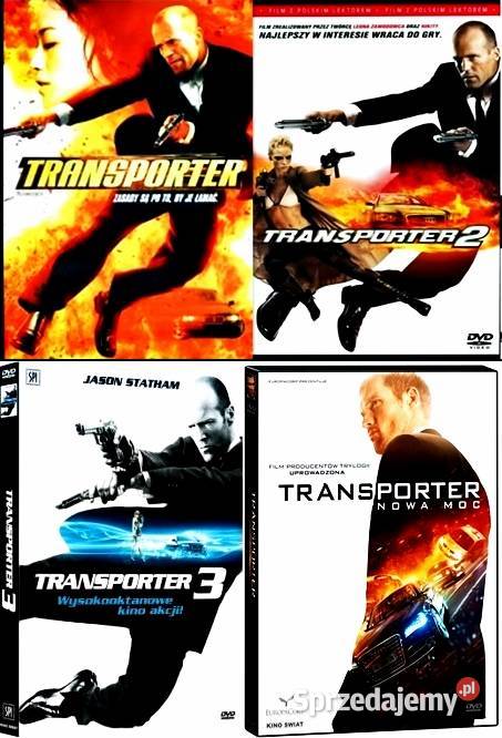 TRANSPORTER 123NOWA MOC 4 DVD Kalisz