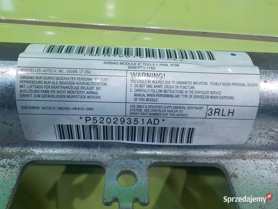 DODGE JOURNEY 20 CRD 10r 5D kurtyna powietrzna Suków