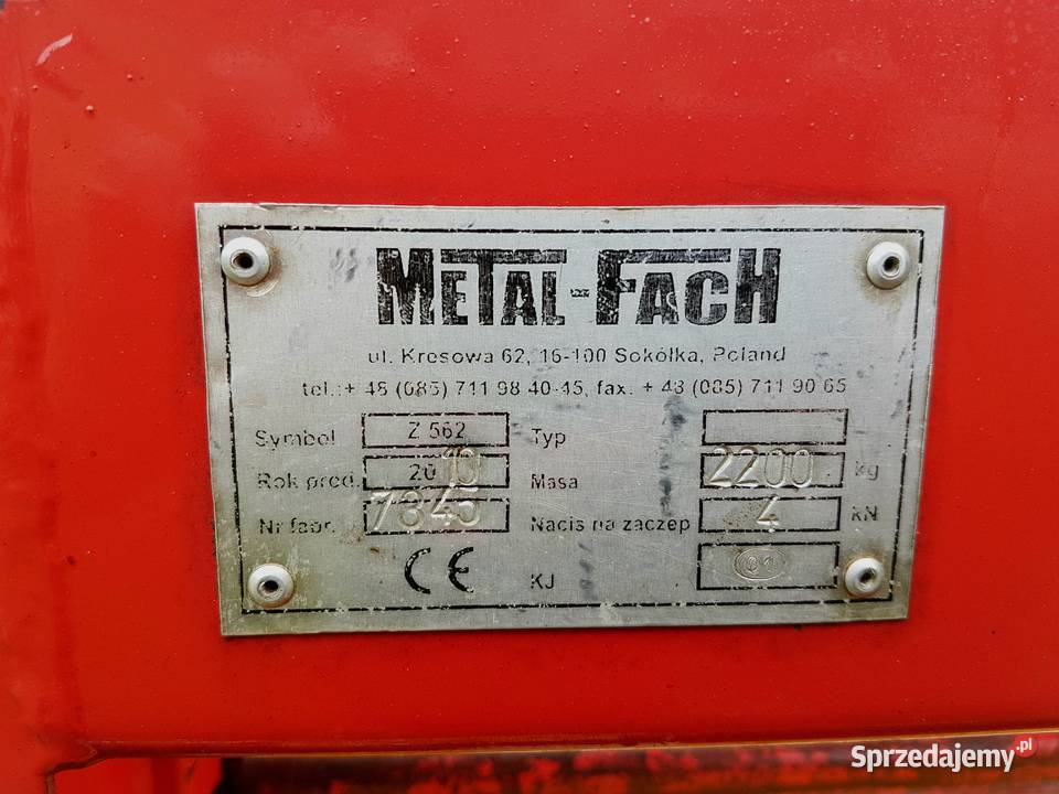 Prasa Belująca Rolująca Belarka METALFACH 2010 Metal-Fach Dąbrowa Tarnowska