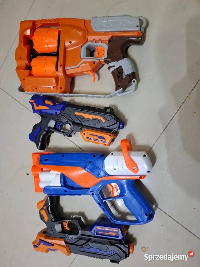 Nerf pistolety zabawkowe wyrzutnia karabin małopolskie