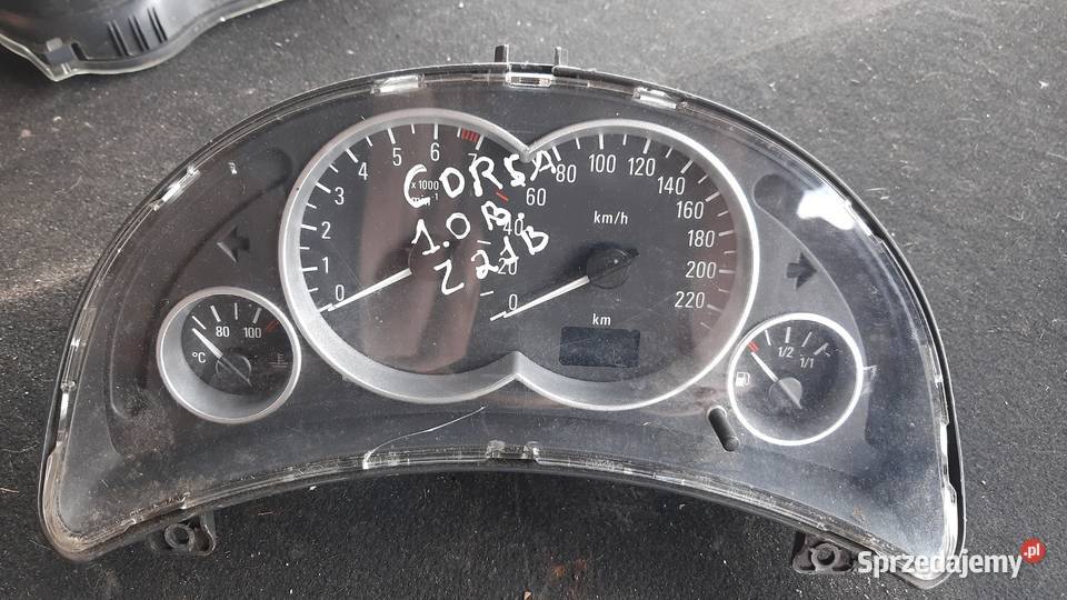 licznik zegary prędkościomierz Opel Corsa C osobowe Liczniki i zegary Dębno