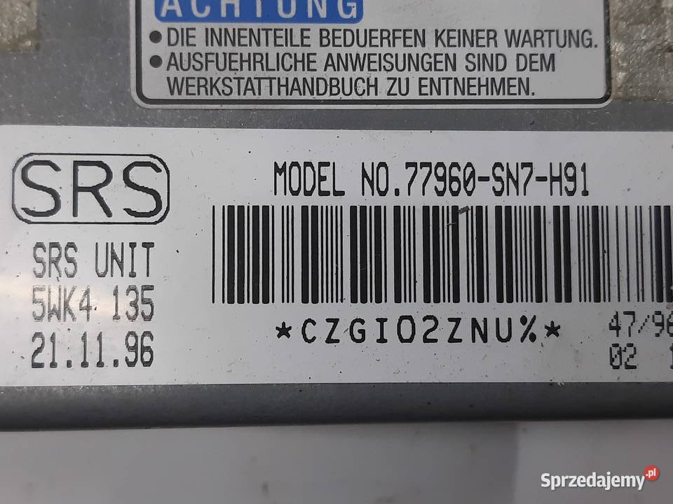 Rover 600 618 620 Sensor moduł sterownik osobowe łódzkie Ksawerów