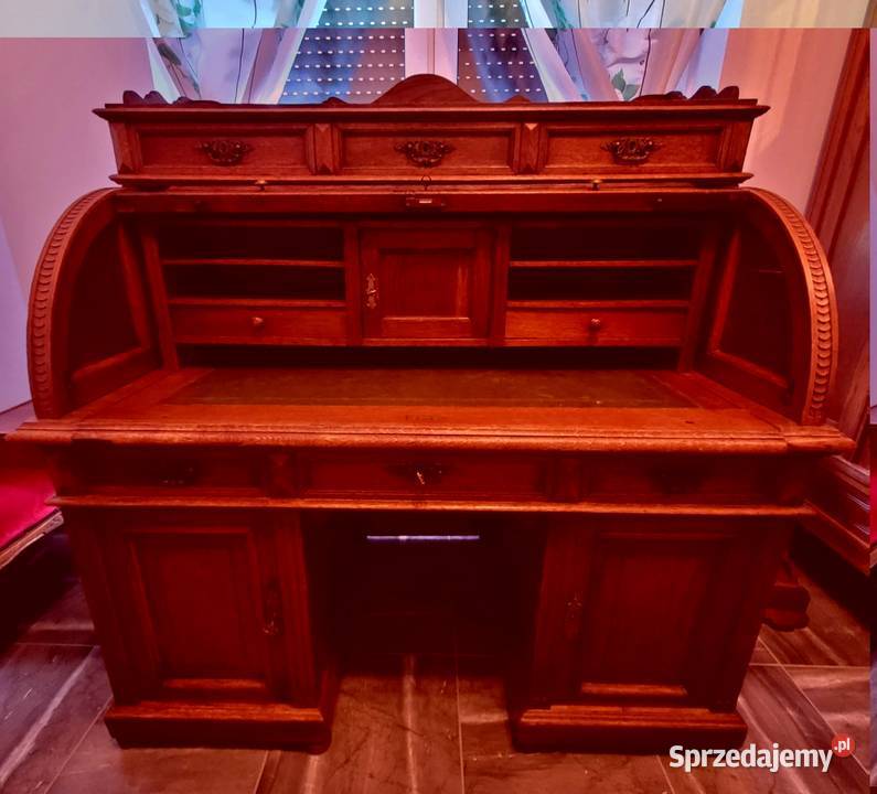 Biurko antyczne cylindrowe Nysa sprzedam