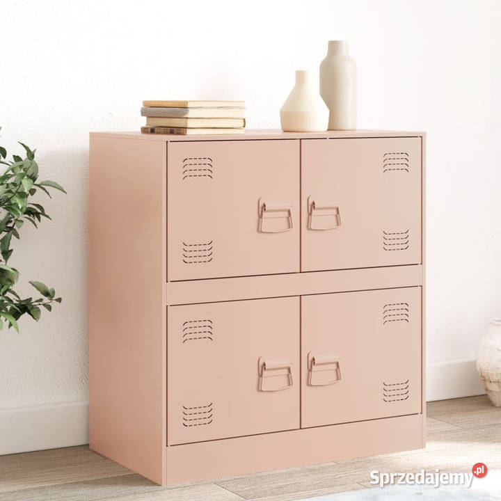 Szafka boczna różowa 67x39x73 stal WM841650 Warszawa
