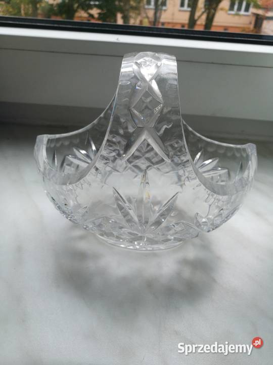 Kryształowy koszyczek prl Choszczno