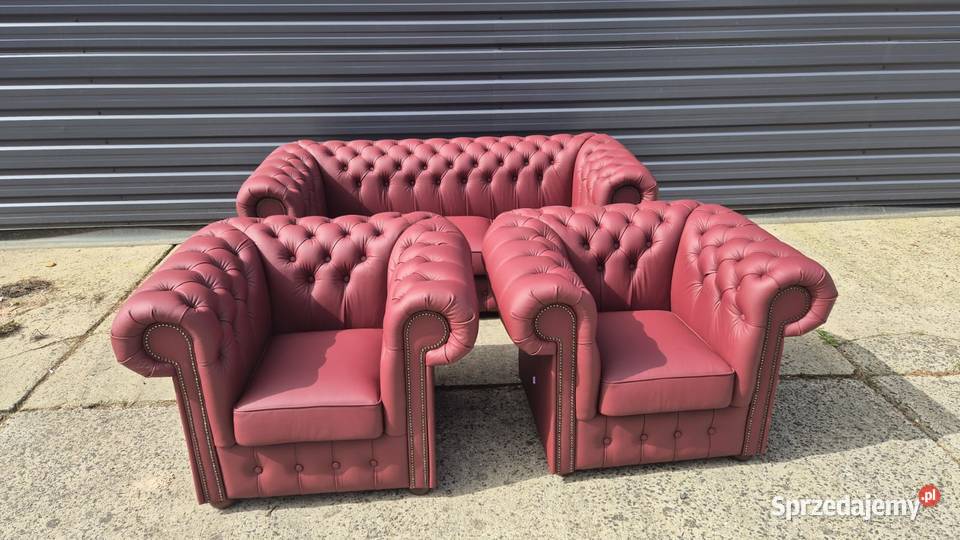 Zestaw 311 Chesterfield Cherry okazja Grudziądz