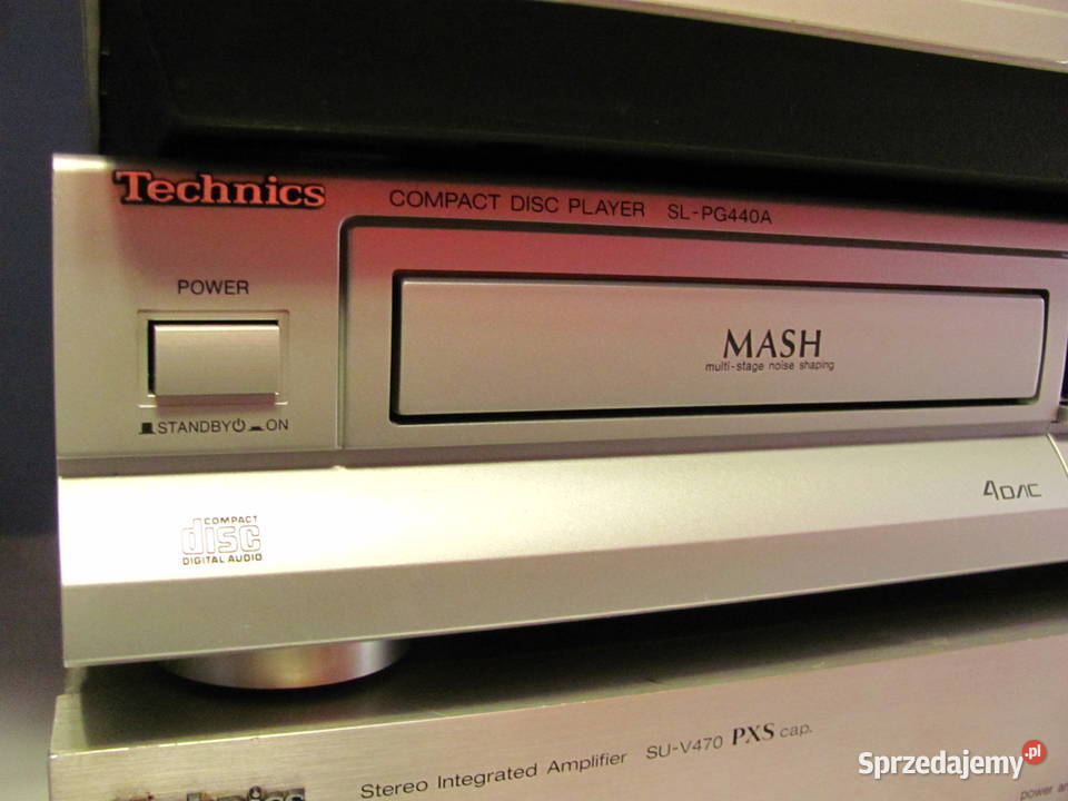 Odtwarzacz CD Technics i wzmacniacz Technics Łódź